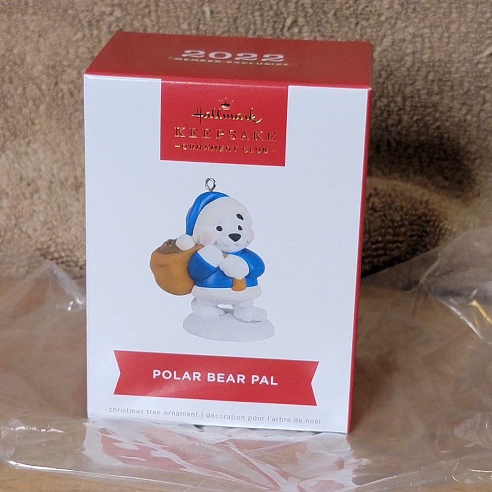 Hallmark Polar Bear Pal Member Exclusive Keepsake Christmas Ornament 2022 NIB